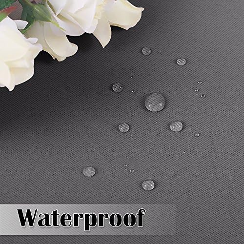 StangH Heavy Duty Waterproof Curtains for Front Porch Sliding Door