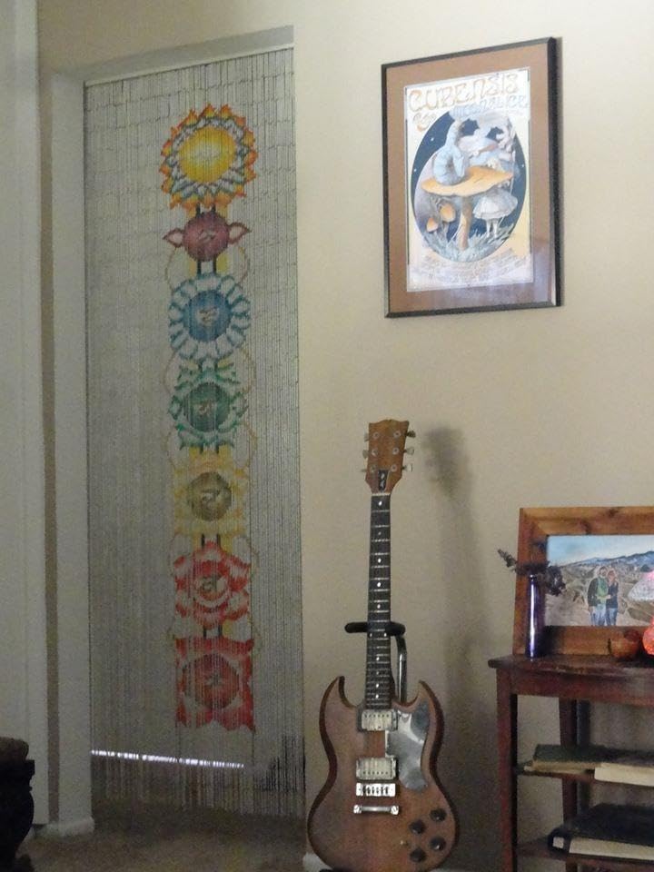 Beaded Curtain 125 String Chakra Handmade with 4000 Beads