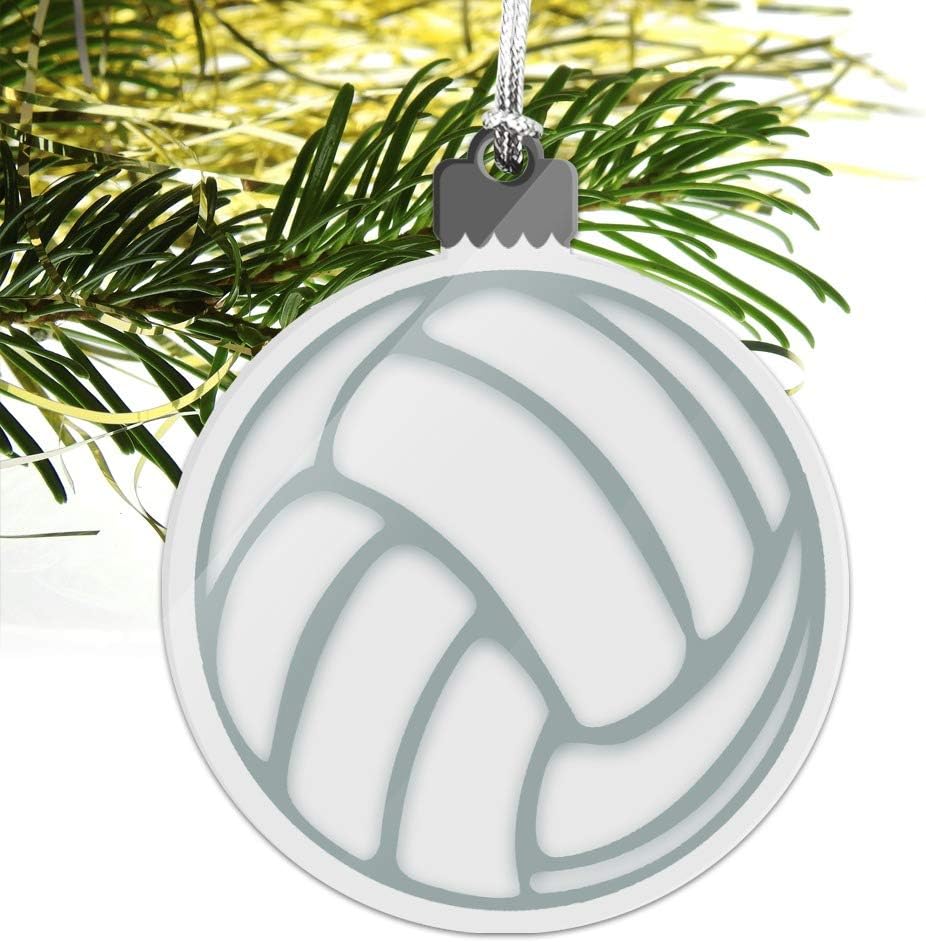 Volleyball Ball Acrylic Christmas Tree Ornament