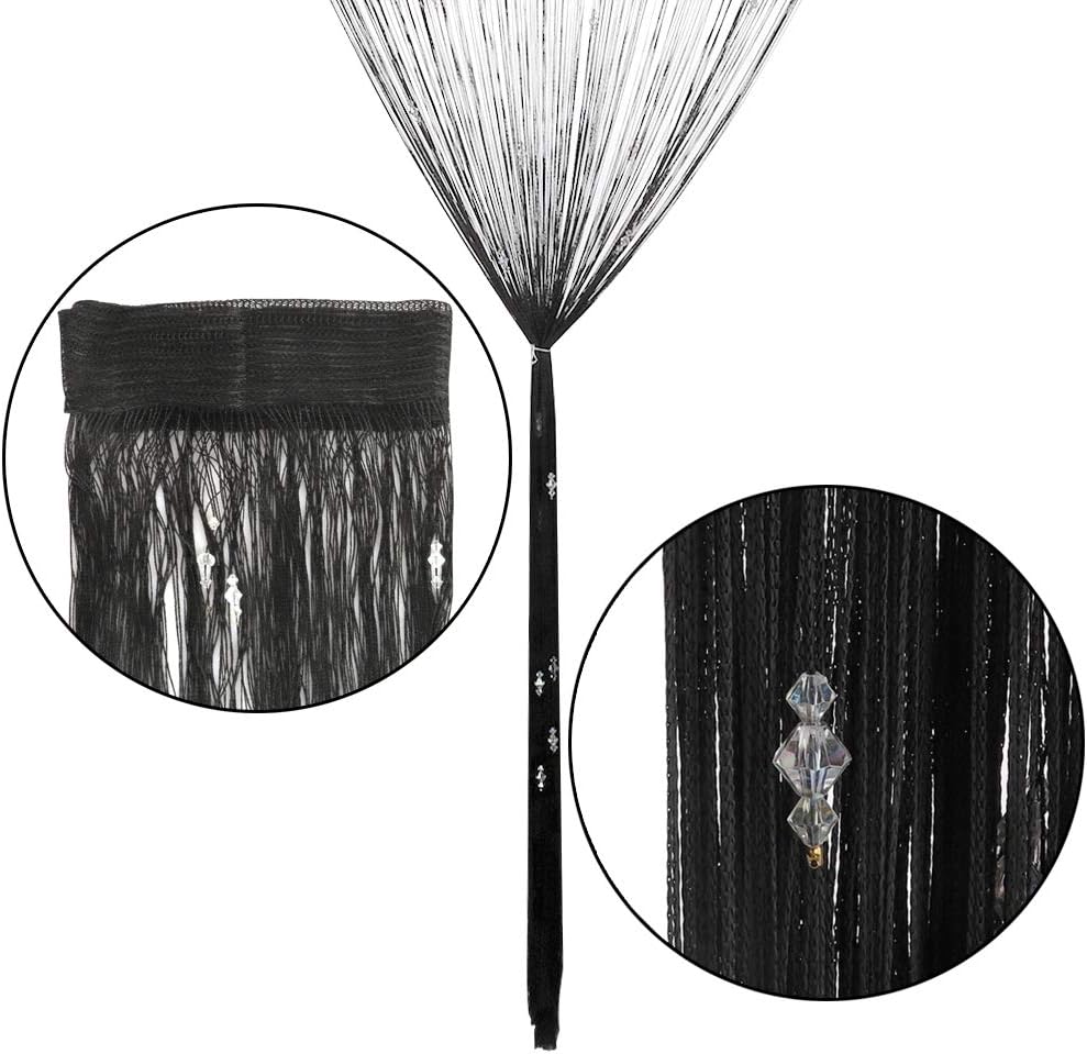 GREENWISH Crystal Beads Curtain Panel for Home Decoration