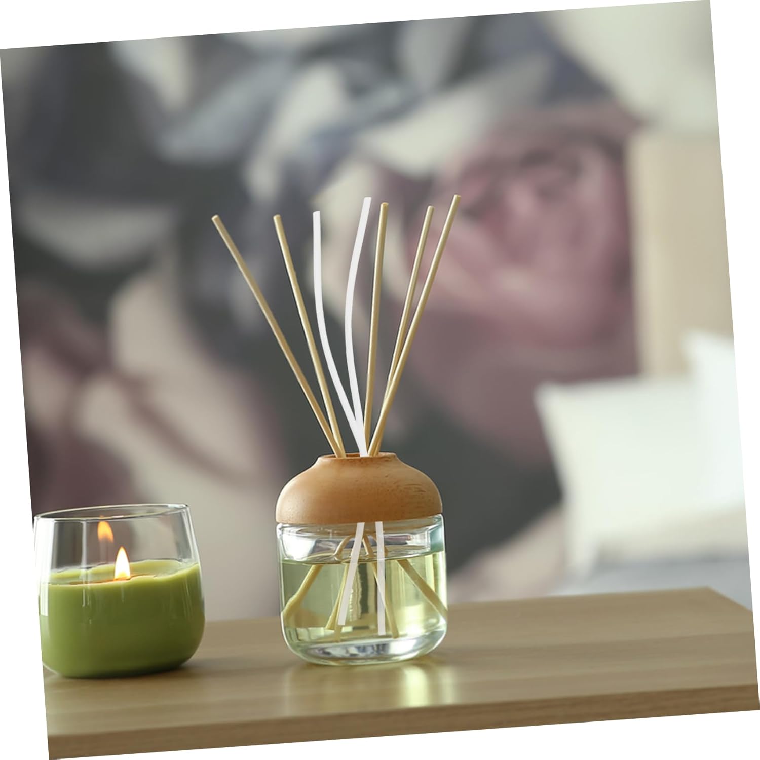 Hemoton Reed Diffuser Sticks 100pcs Set