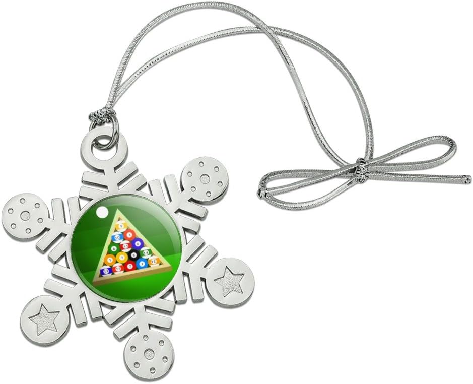 Graphics More Metal Snowflake Christmas Tree Ornament