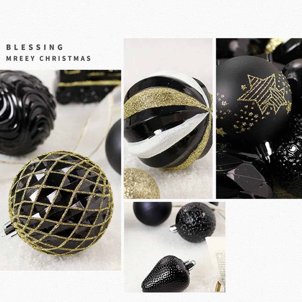 65ct Christmas Ornaments Set with Shatterproof Plastic Balls