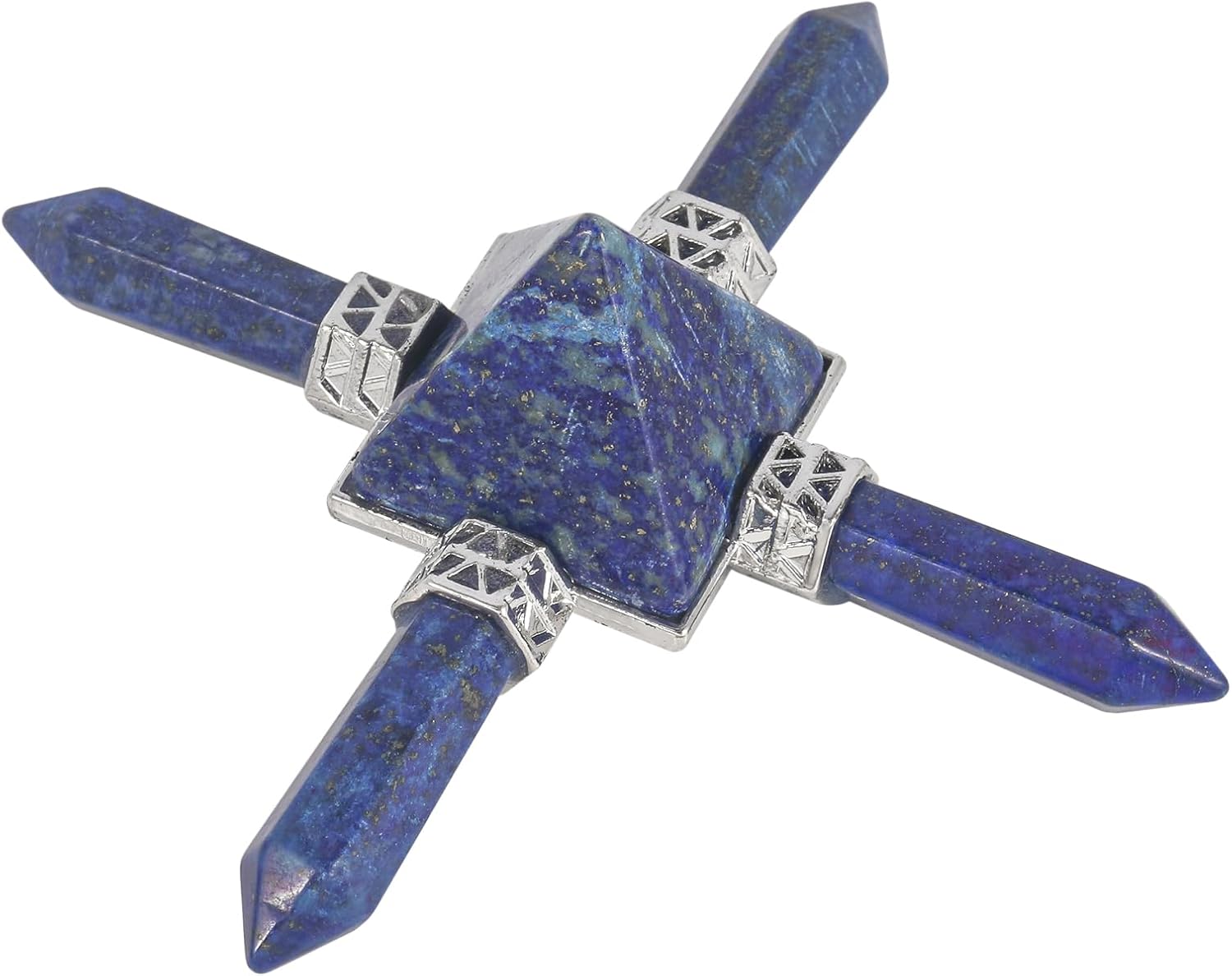 Loveliome Pyramid 4 Chakra Energy Generator with Lapis Lazuli