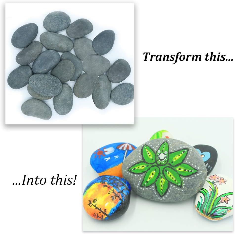 Ultra Large River Rocks for Painting 20 Extra Big Smooth Stones
