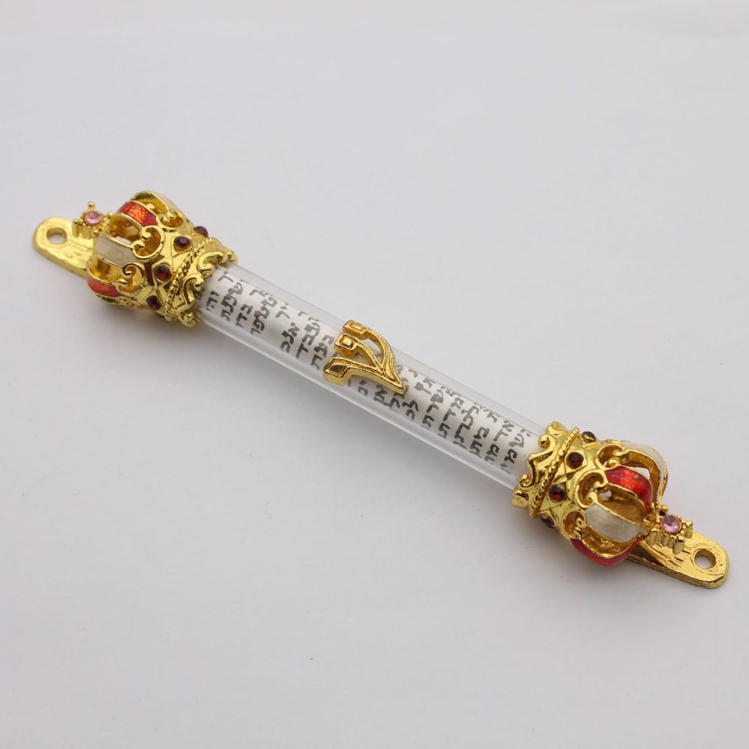 Retro Metal Mezuzah Door Decoration Religious Home Accent