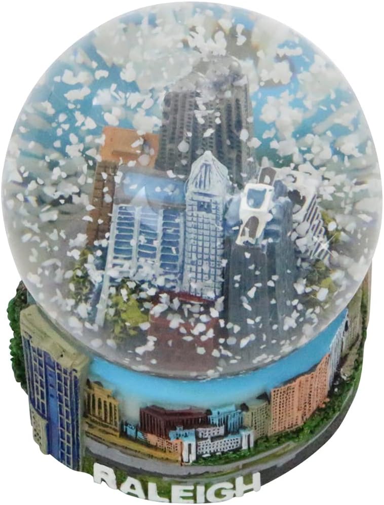 Zizo Raleigh North Carolina Snow Globe 35 Inches