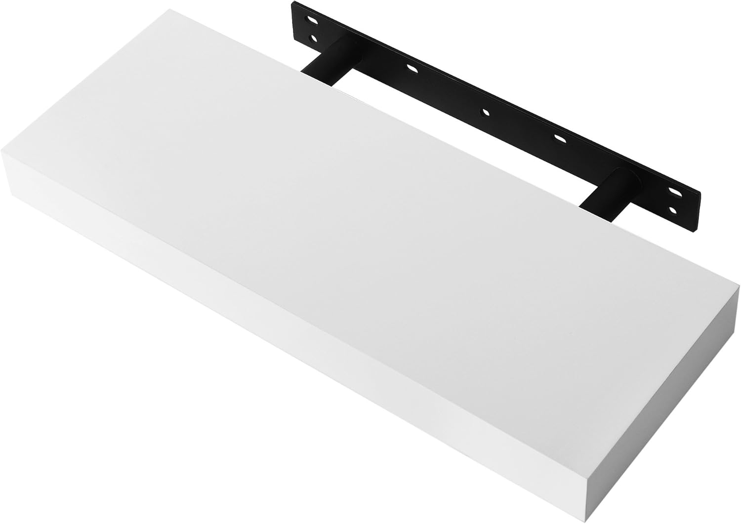 SONGMICS Floating Shelf 157 Inches White
