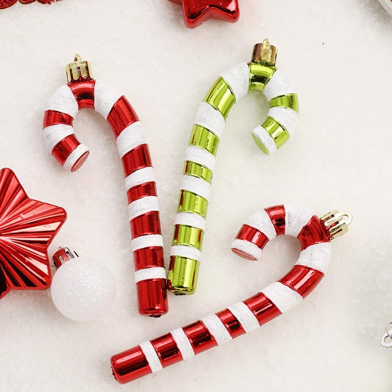 70ct Shatterproof Christmas Tree Decorations