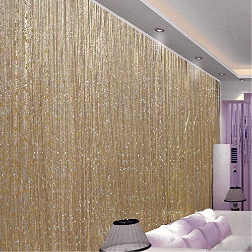 Sparkle String Curtains for Door 79x40inch