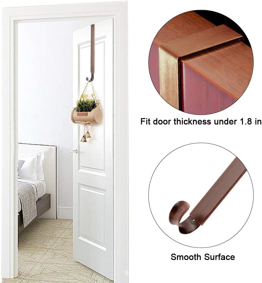 Adjustable Wreath Hanger for Front Door Bronze 15 to 25 Inches