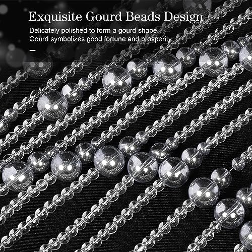 Crystal Glass Beaded Curtain for Doorway Arched Valance 40 Strings