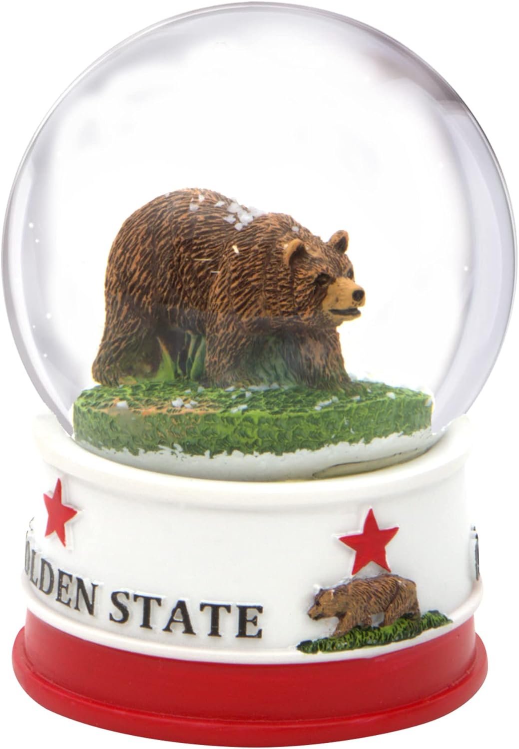 California State Flag Snow Globe 35 Inches