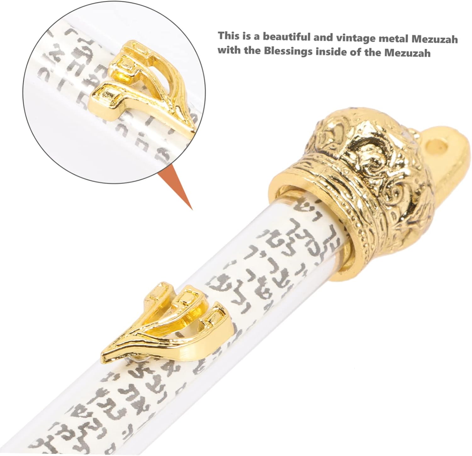 Metal Mezuzah Decorative Door Religious Design