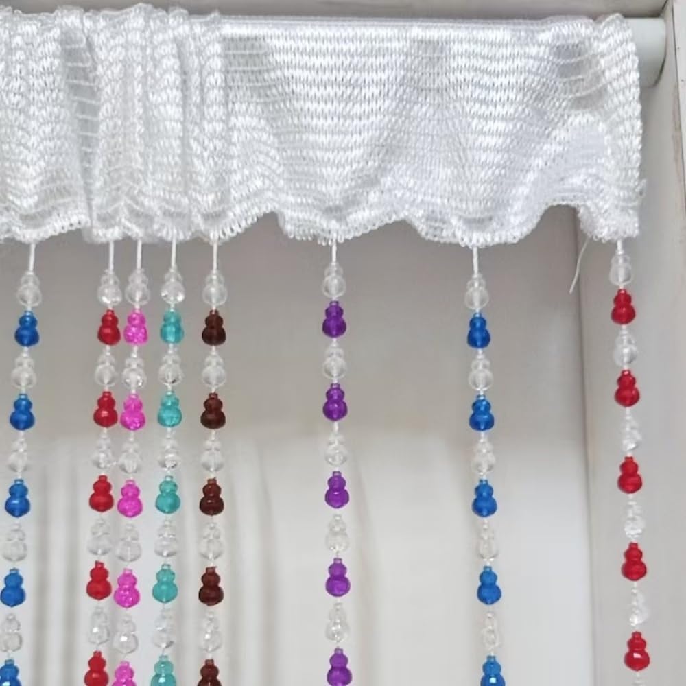 Beaded Curtain Doorway Star Acrylic Hanging Decor