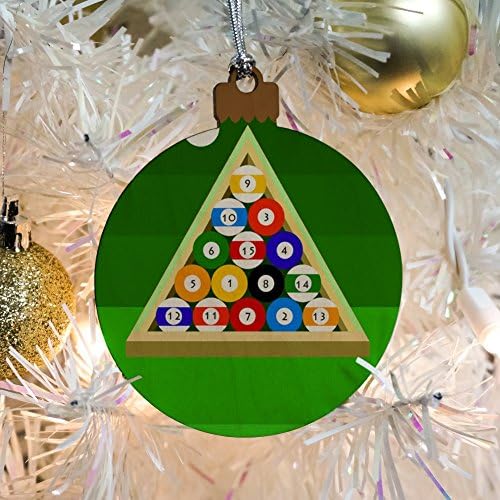 Graphics More Billiard Balls Christmas Ornament 1