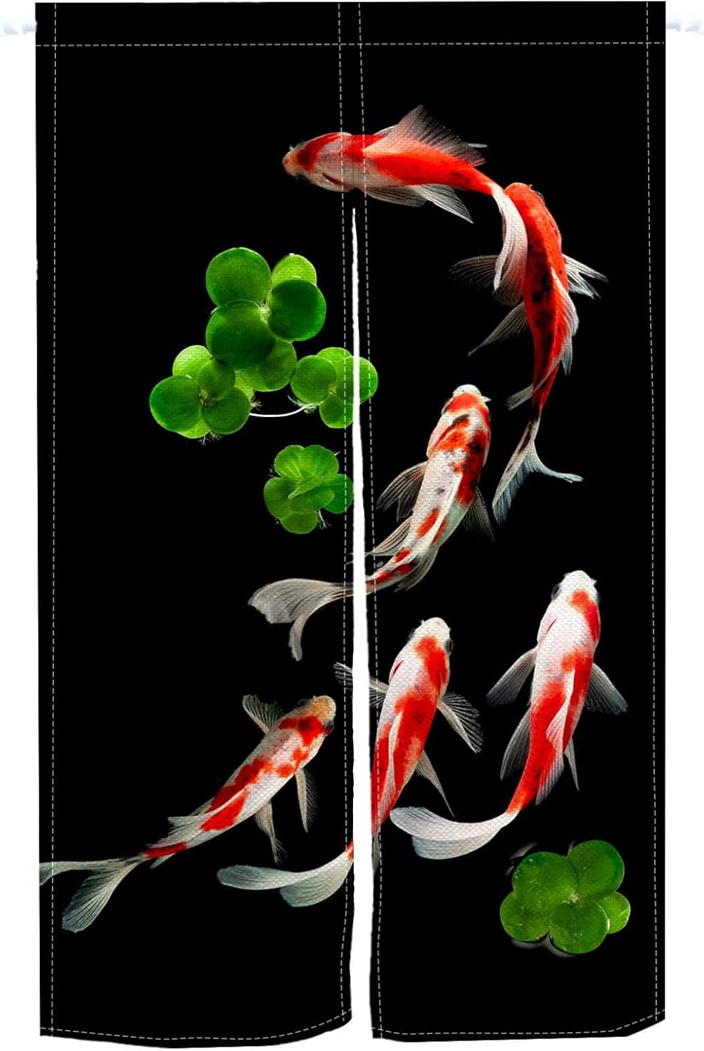 Koi Fish Noren Doorway Curtain 285x473 In