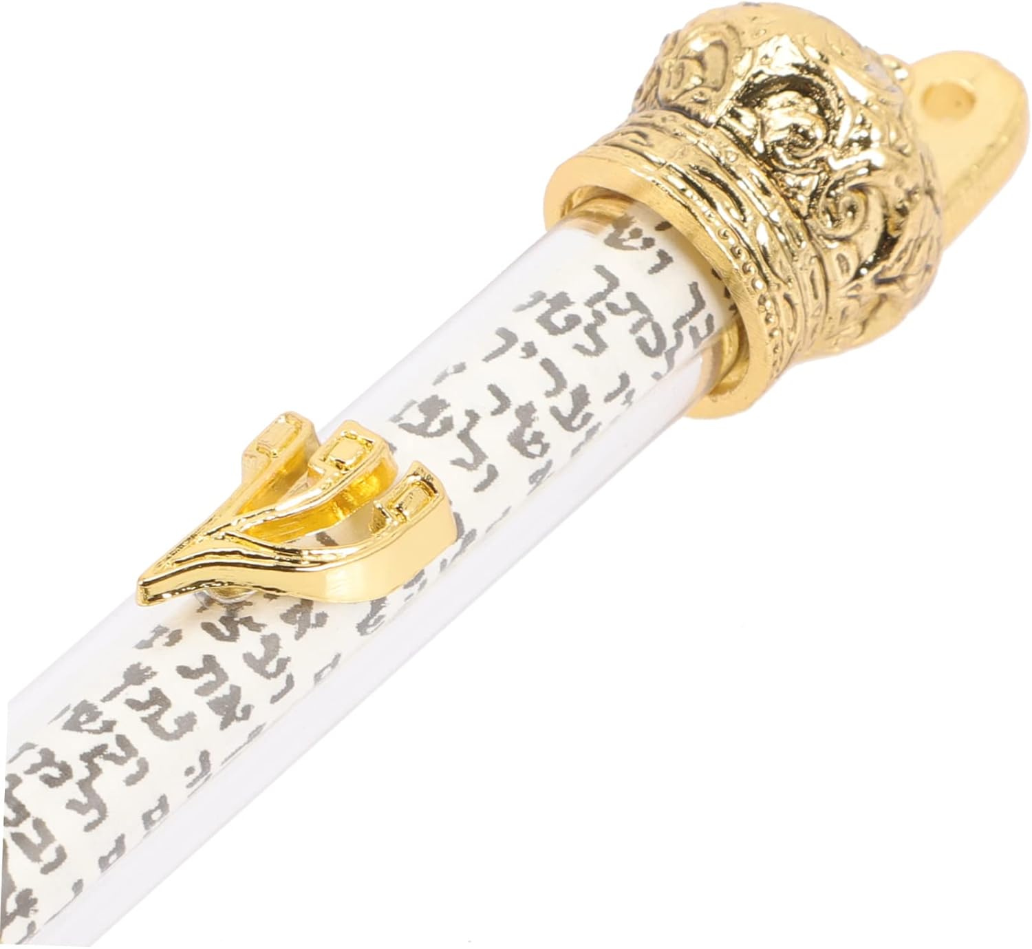 Religious Mezuzah with Crown Design for Home Blessing Protection