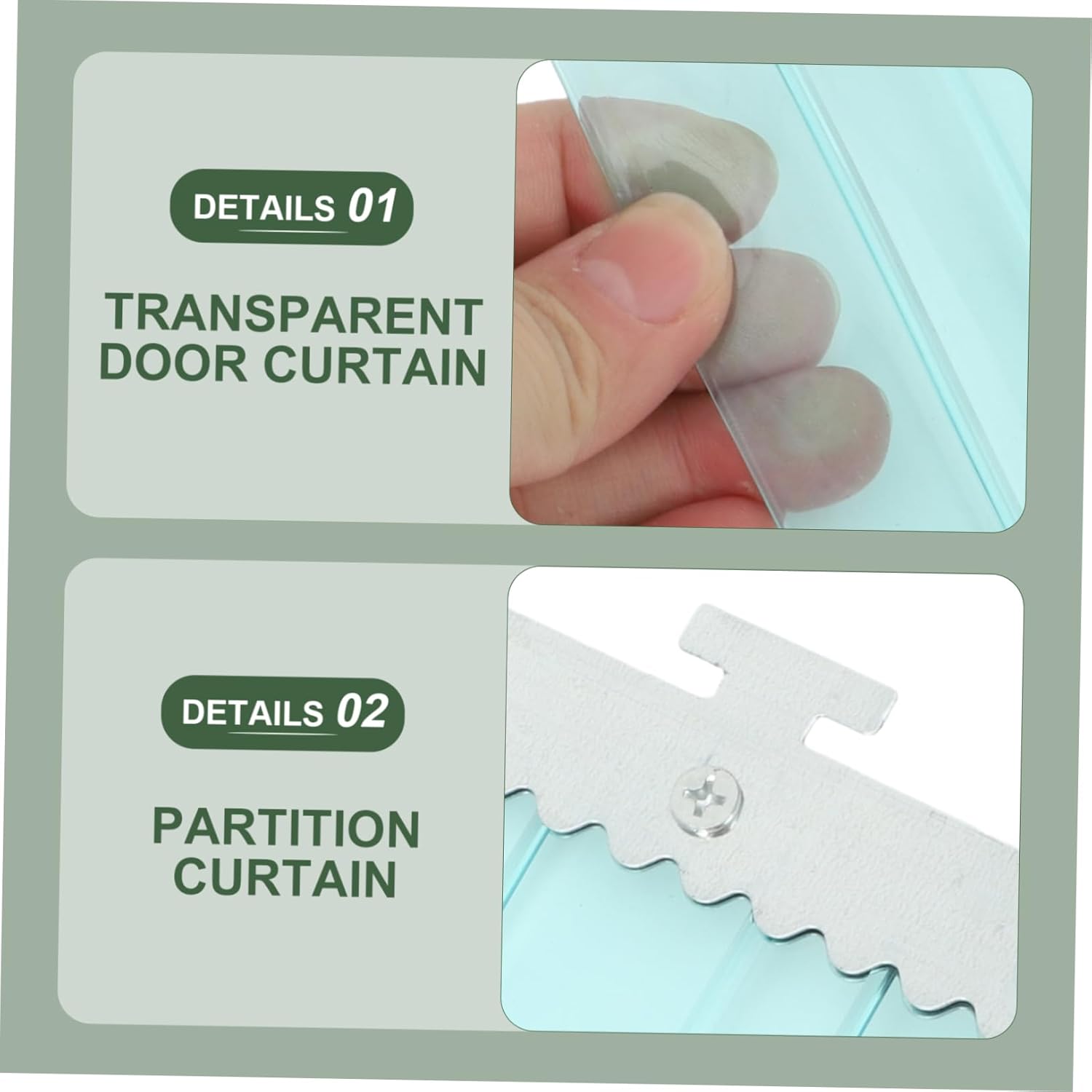 Cabilock Insulated PVC Doorway Partition Curtain