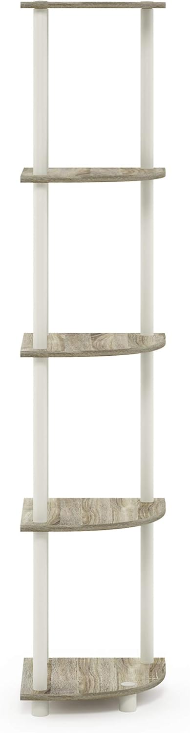Furinno Turn-N-Tube 5 Tier Corner Display Rack