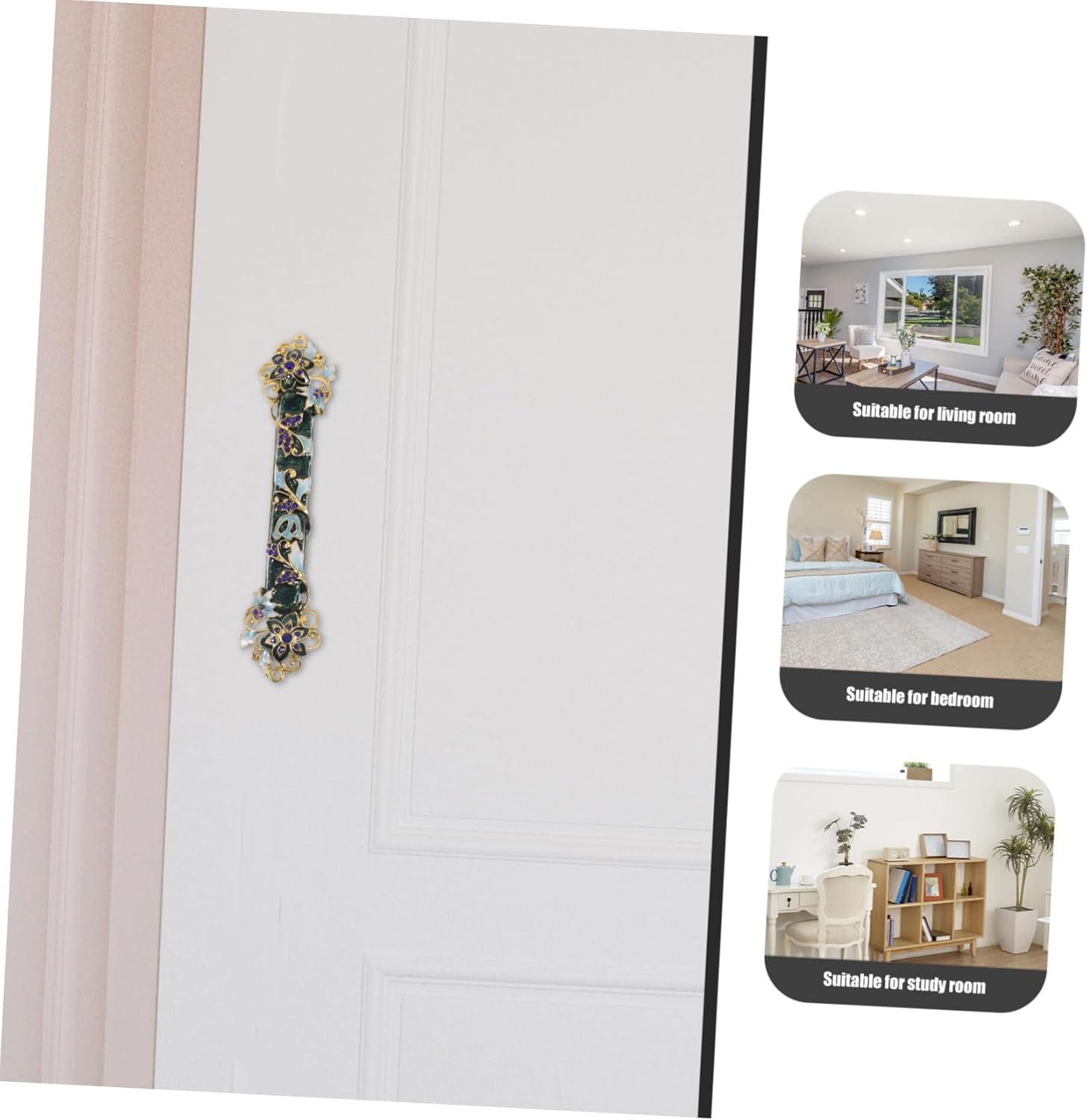 TENDYCOCO Retro Metal Mezuzah Door Decor