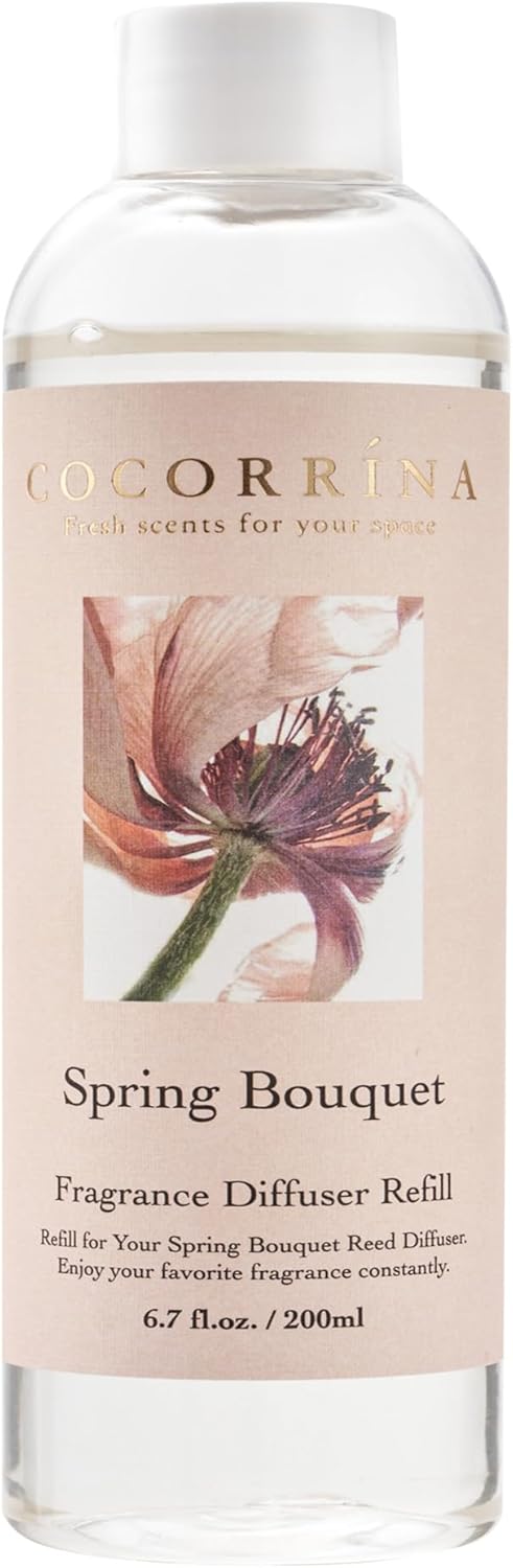 COCORRINA Spring Bouquet Reed Diffuser Refill 67 Oz