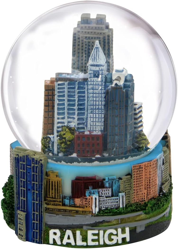 Zizo Raleigh North Carolina Snow Globe 35 Inches