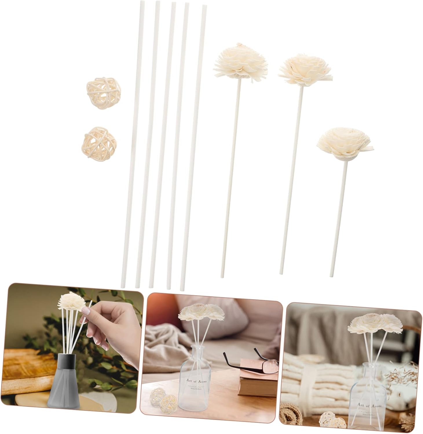 Cabilock Premium Diffuser Sticks Replacement for Home Fragrance Decor