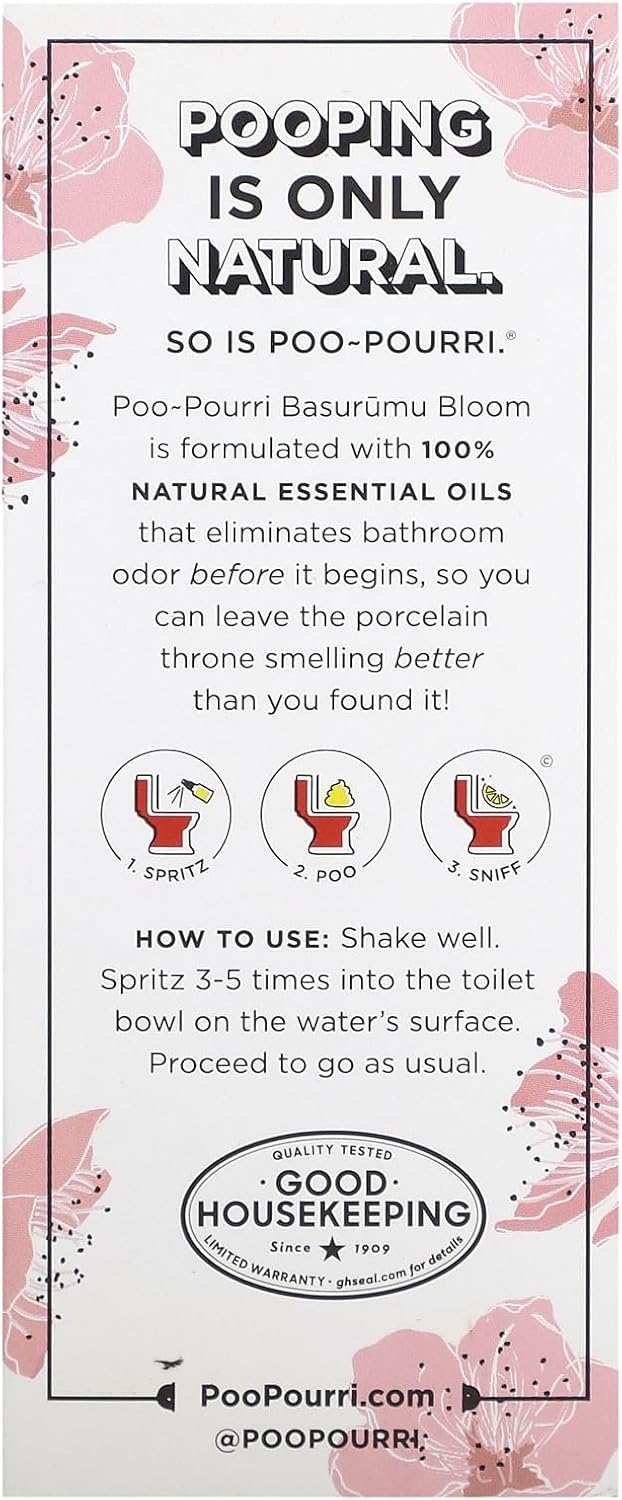 Poo-Pourri Before-You-Go Toilet Spray Cherry Blossom 2 Fl Oz