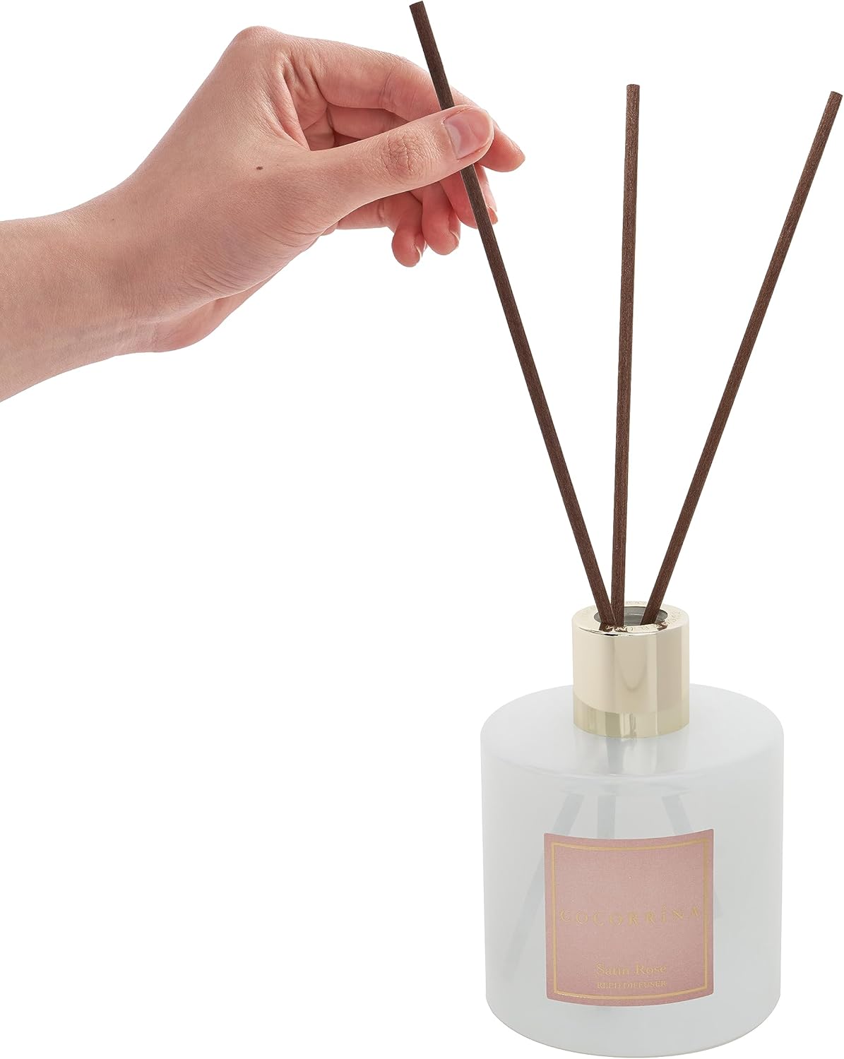 Cocorrna Satin Rose Reed Diffuser Set