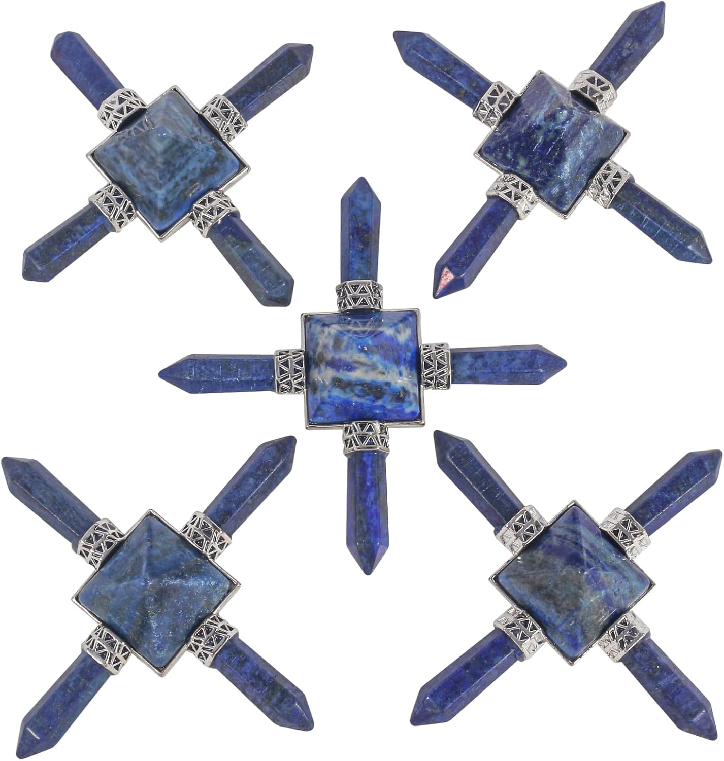 Loveliome Pyramid 4 Chakra Energy Generator with Lapis Lazuli