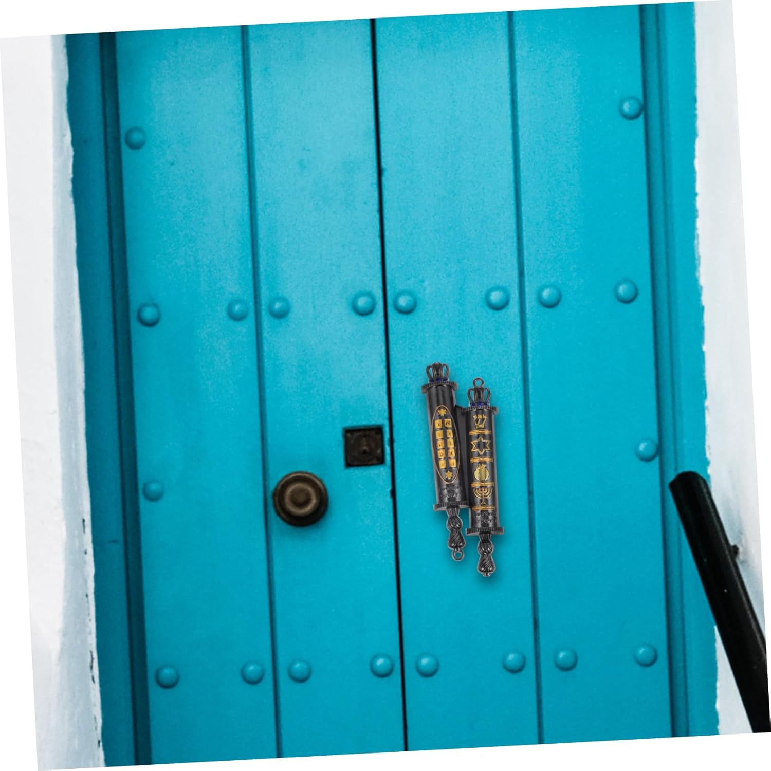 Retro Metal Mezuzah Door Hanger Foyer Decor