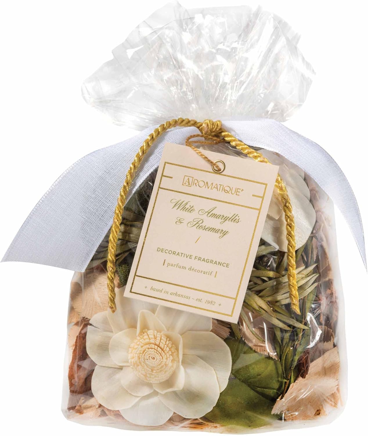 Aromatique Decorative Potpourri White Amaryllis Rosemary 7 Ounce