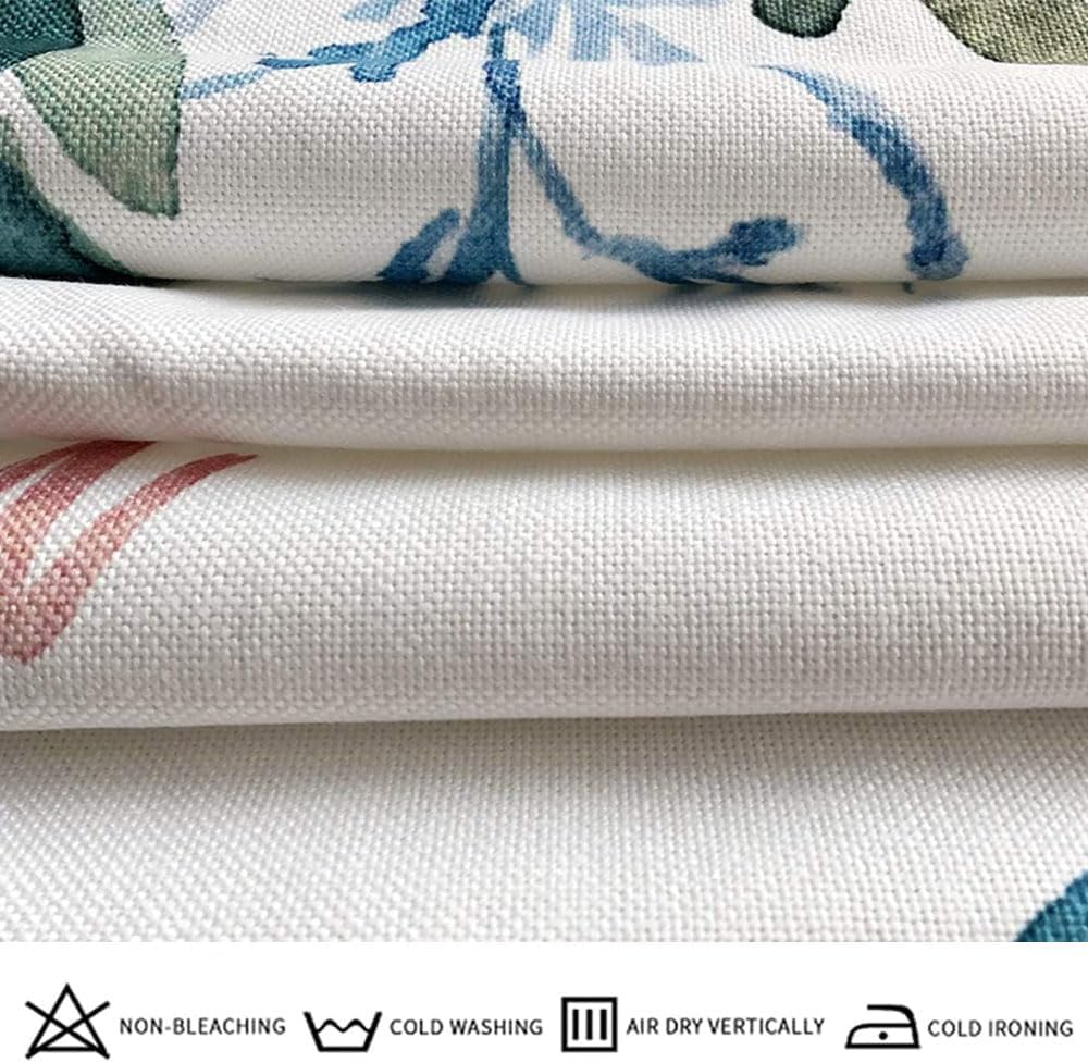 Chickwin Japanese Door Curtain Geometry Noren Panel Blue 335x71 Inch