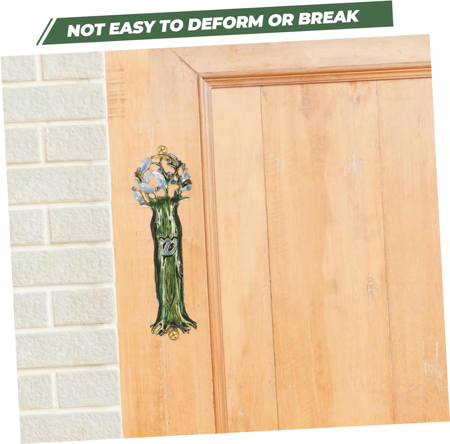 Front Door Mezuzah Metal Decor for Home