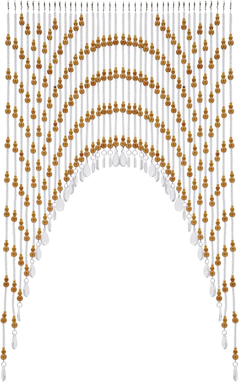 40 Strings Beaded Curtain for Doorways and Windows