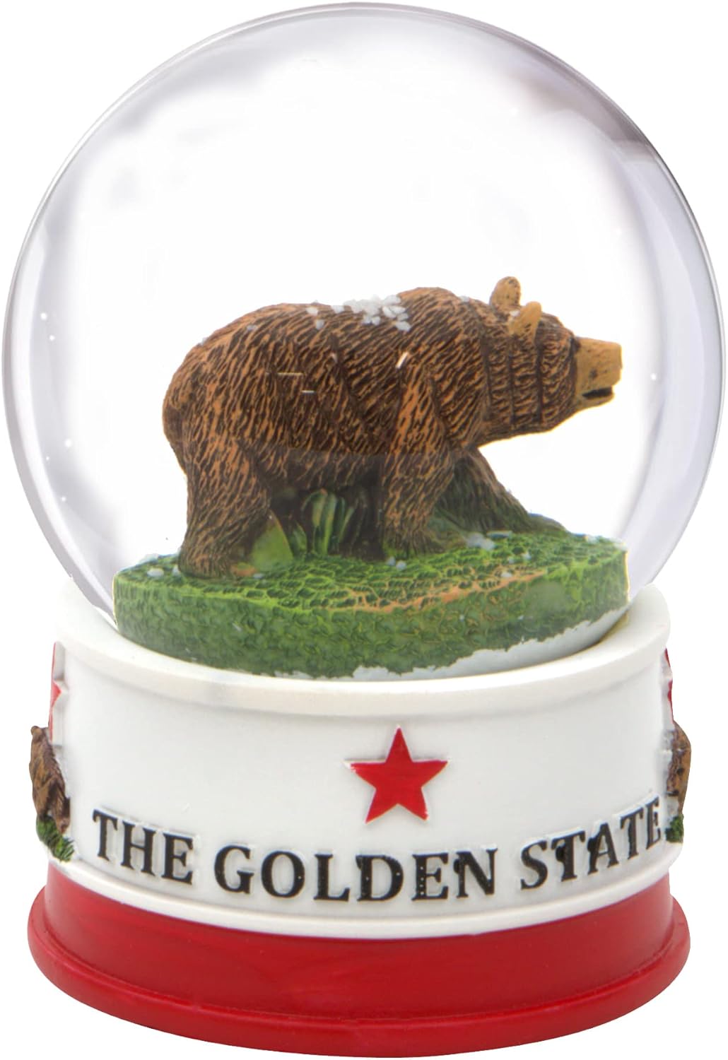 California State Flag Snow Globe 35 Inches