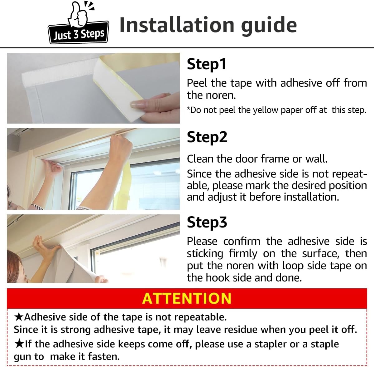 Kurena Curtain Thermal Insulated Panel Door Divider