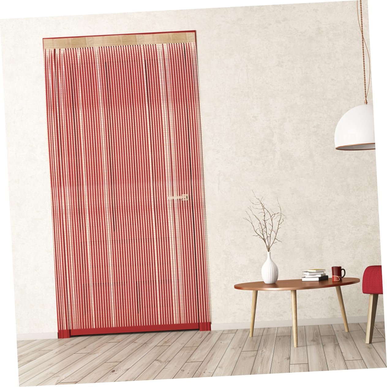 PRETYZOOM Dense Monochrome Door Curtain for Home Decor