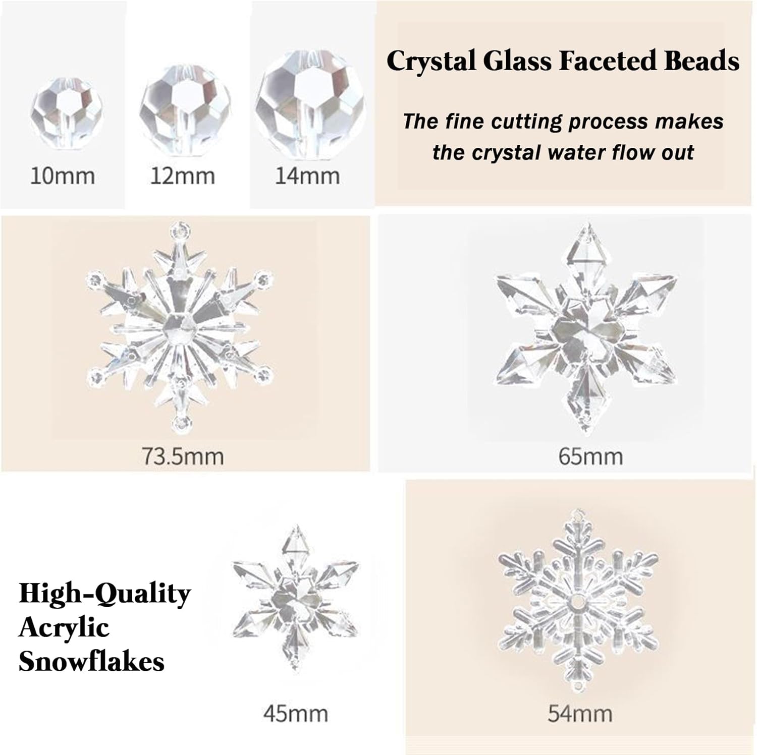 XOOFMASS Crystal Beaded Curtain Door Screen 30 String 4712m
