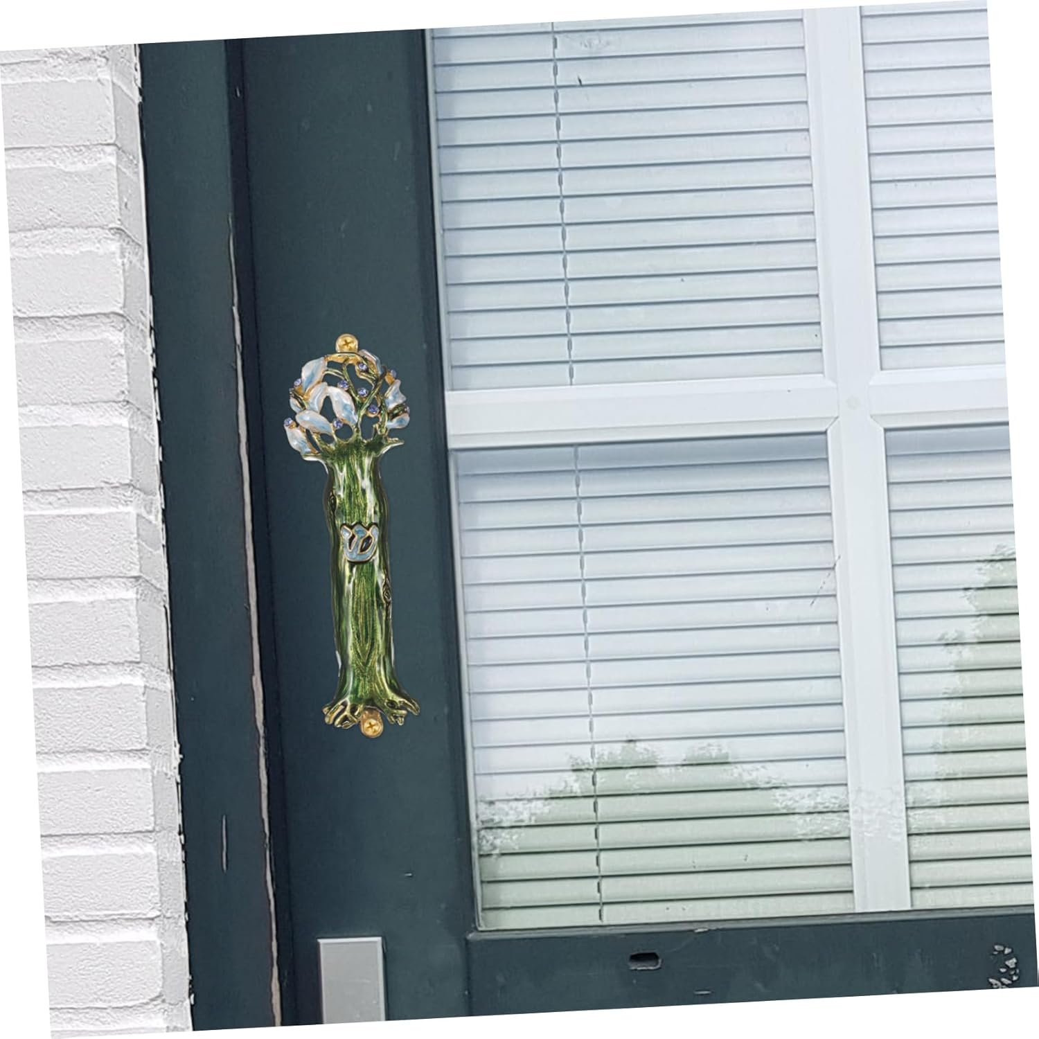 Front Door Mezuzah Metal Decor for Home