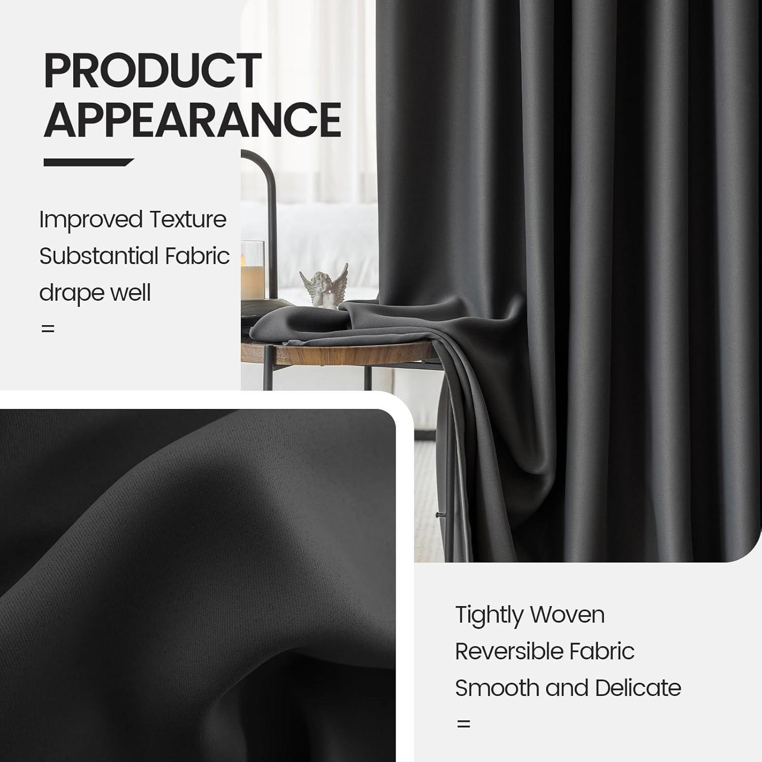 Room Divider Curtains for Ceiling Track System - 100 x 84 Panel