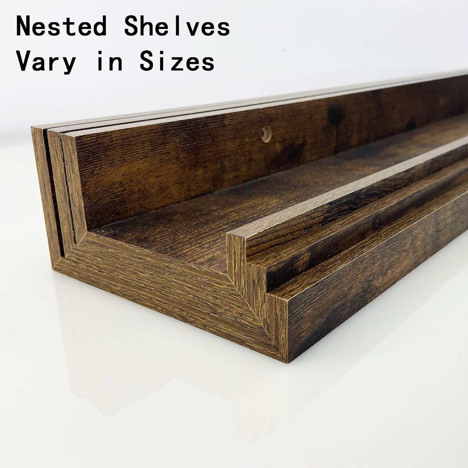 Giftgarden 36 Inch Floating Shelves Set of 3