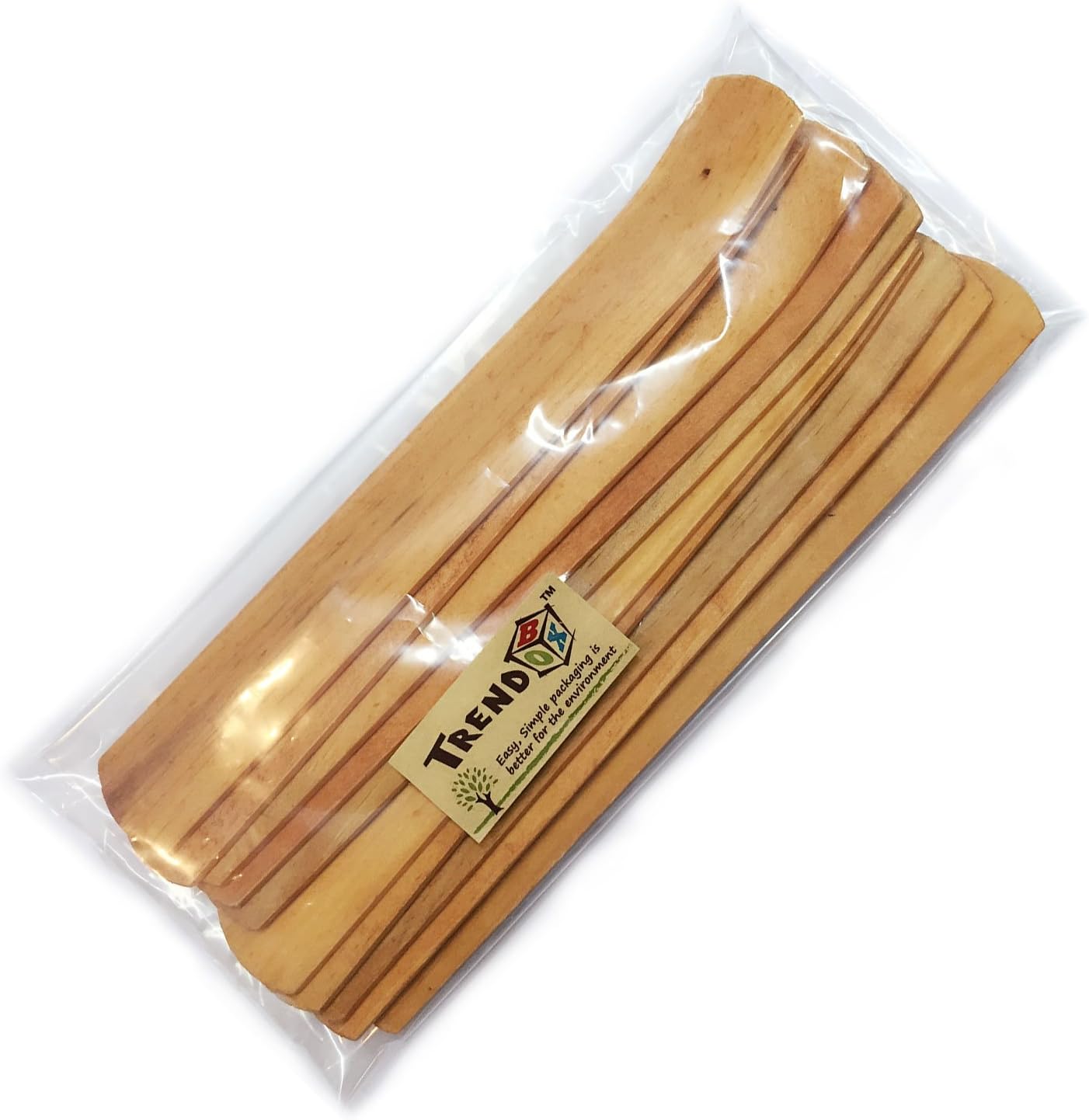 TRENDBOX 10pcs Plain Wood Incense Stick Holder