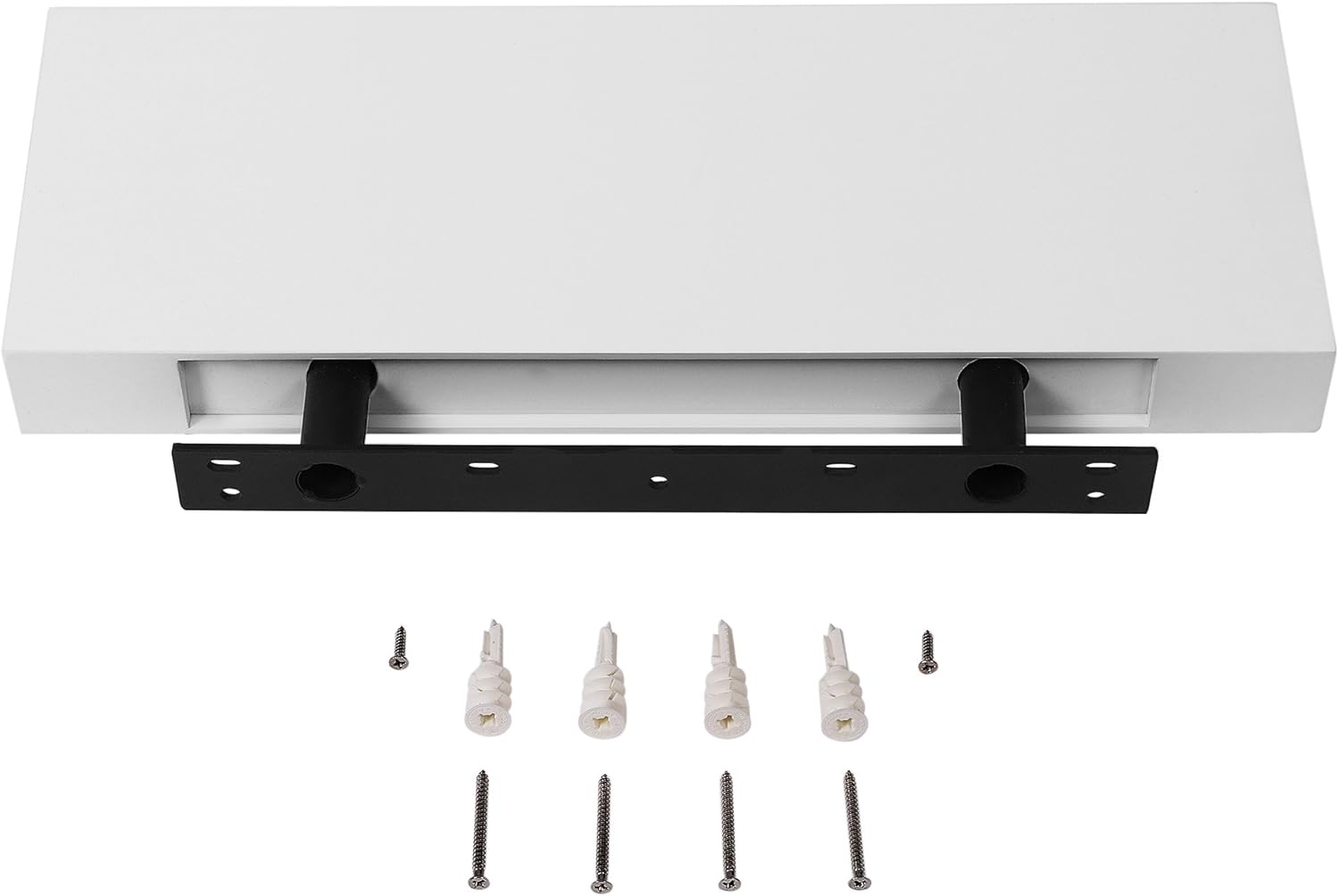 SONGMICS Floating Shelf 157 Inches White