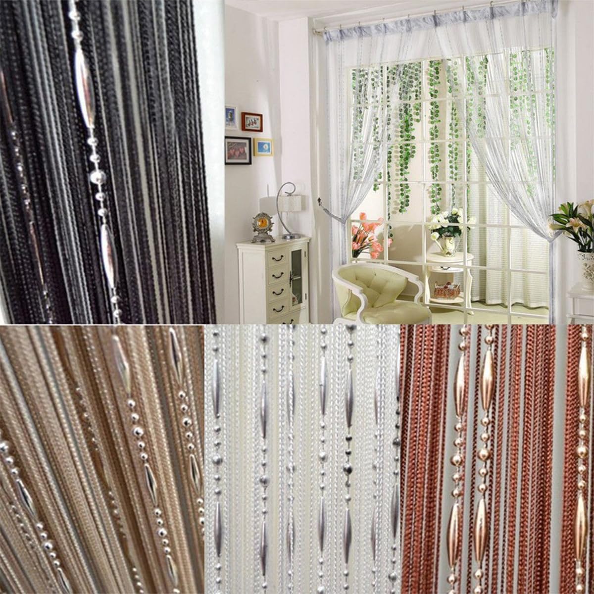 Beaded Curtain Door String for Home Decoration