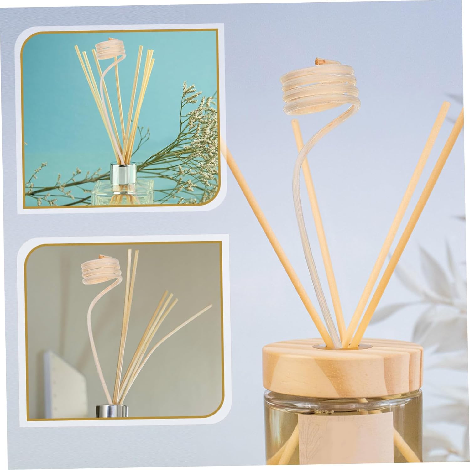 20pcs Rattan Diffuser Sticks for Aromatherapy and Home Decor
