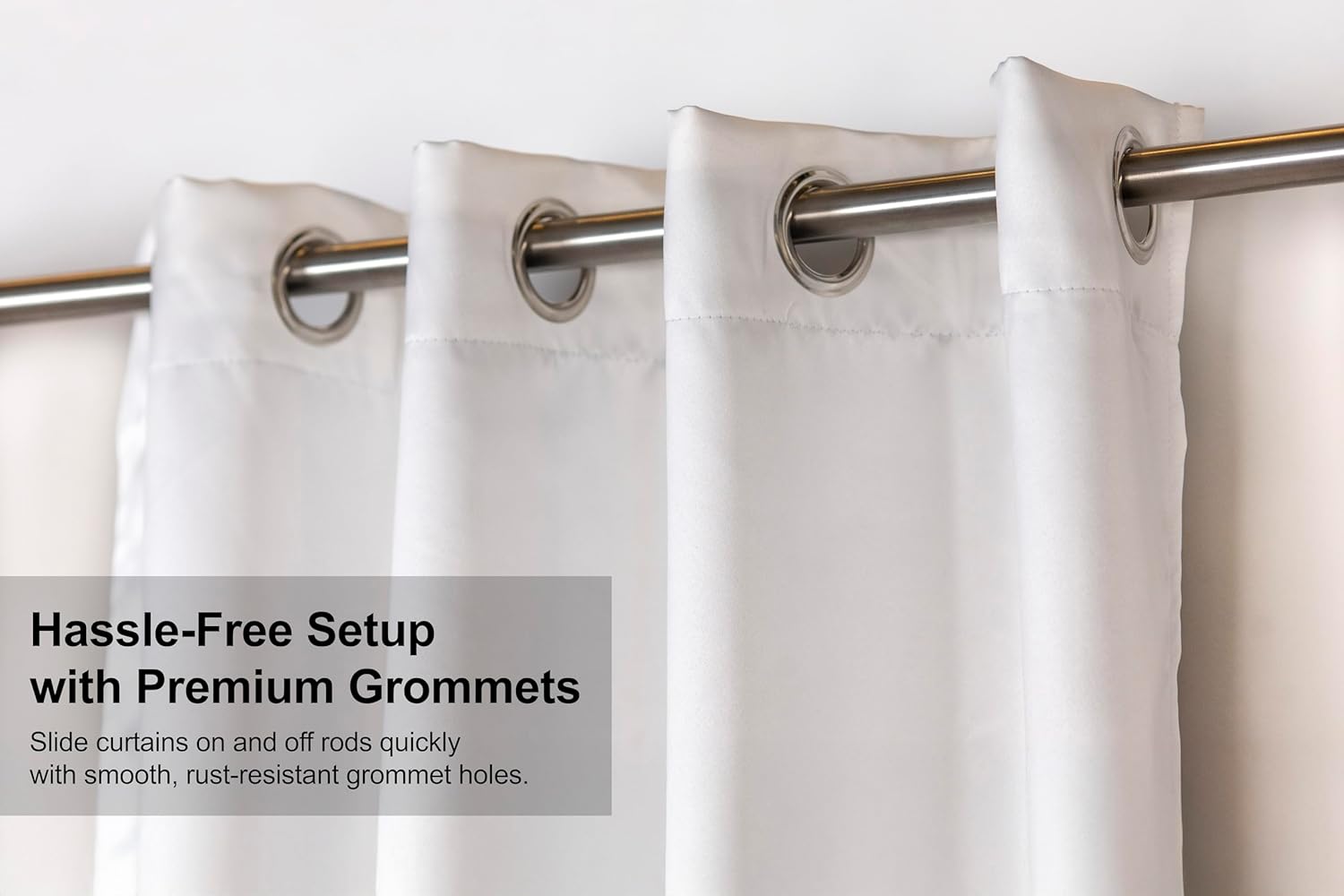 Blackout Curtains for Bedroom and Living Room with Blue 52x84
