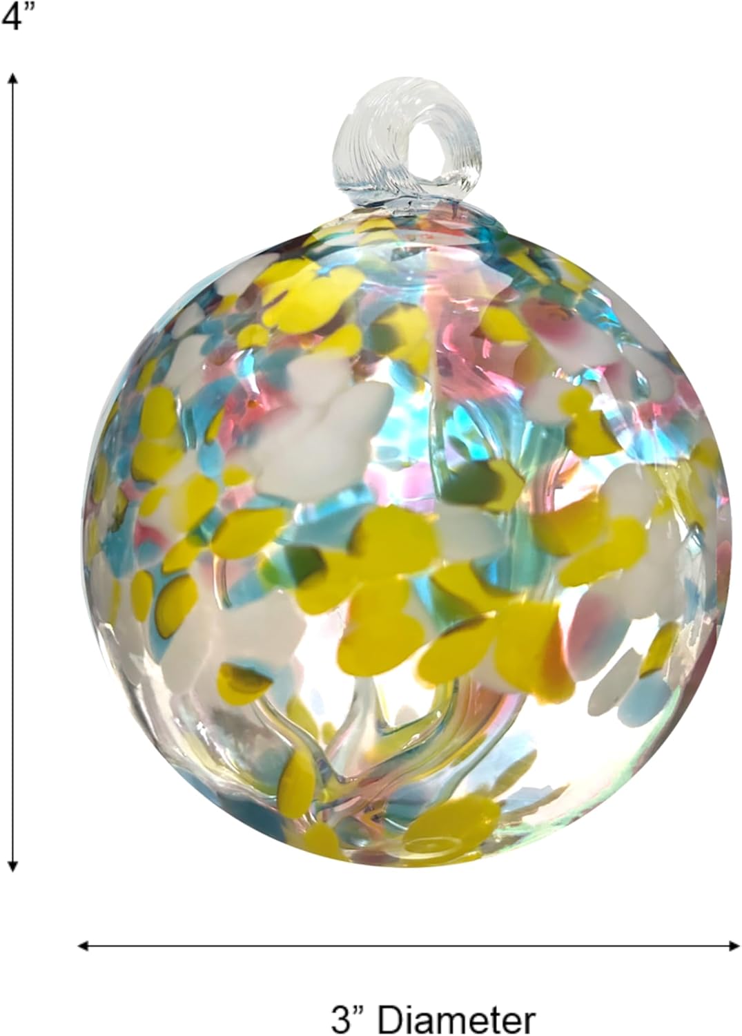 Dale Tiffany Hand Blown Glass Gazing Ball