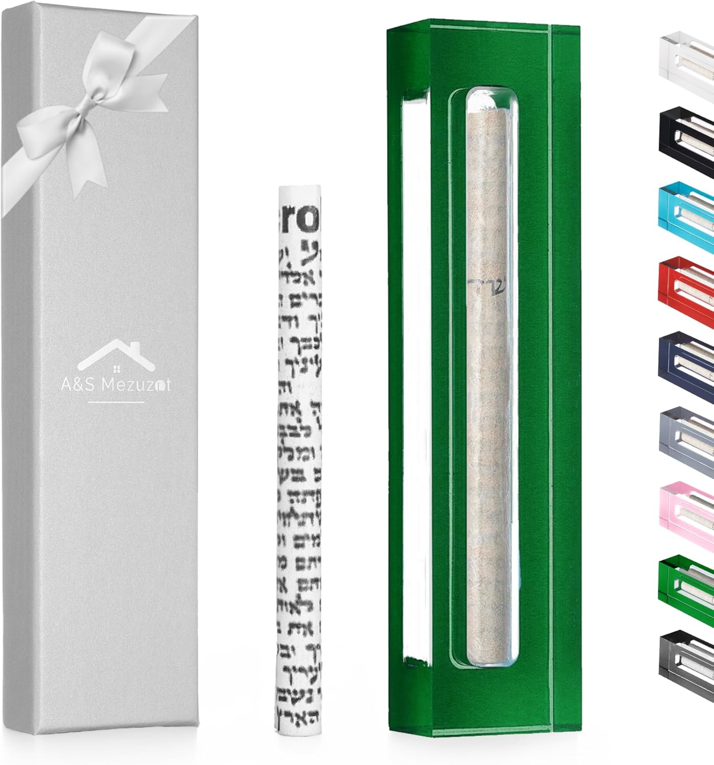 AS Mezuzah Case Acrylic Waterproof Modern Home Decor
